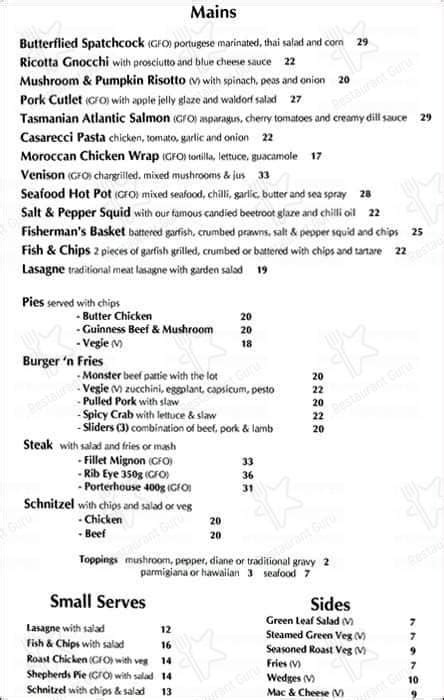 roulettes tavern menu|JUST RELEASED .